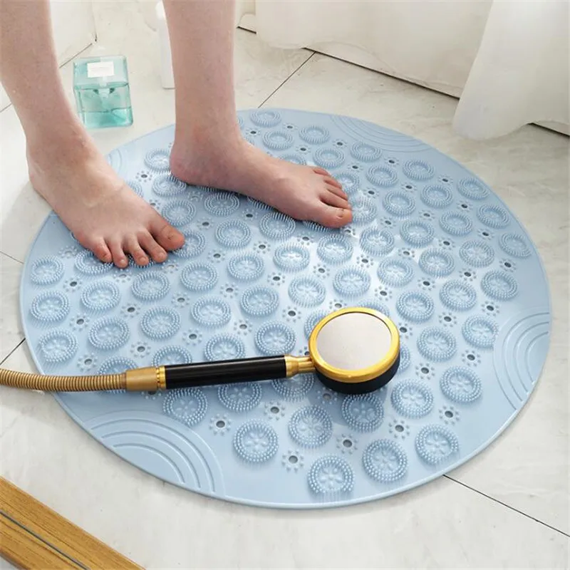 

Shower Bath Mat Environmental Protection Tasteless Toilet Household Bathtub Bathroom Hollow Hydrophobic Anti-Slip Pad