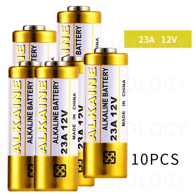 10 шт./лот маленькая батарея 23A 12V 21/23 A23 E23A MN21 MS21 V23GA L1028 Щелочная сухая батарея|small