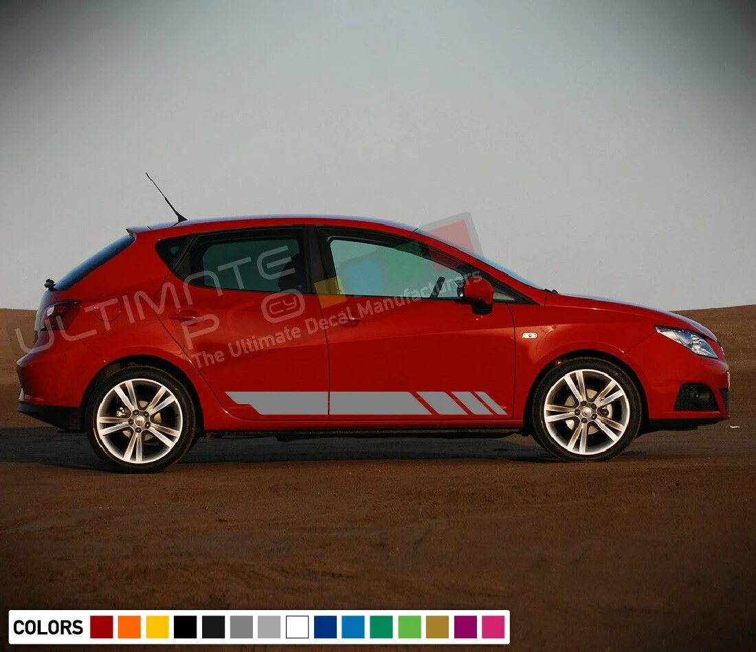 Для x2 наклейка полоса Seat Ibiza спойлер губы вентиляционные диски спортивные