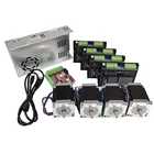 MACH3 4 оси 100K USB ЧПУ комплект гравировальный станок motion контроллер DM556 Драйвер шагового двигателя NEMA23 шаговый двигатель