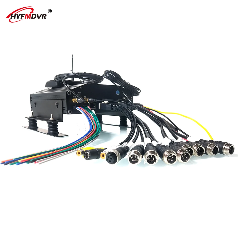 HYFMDVR низкая стоимость 720P/960P Мегапиксельная MDVR 8CH AHD SD карта 4G GPS Мобильный DVR