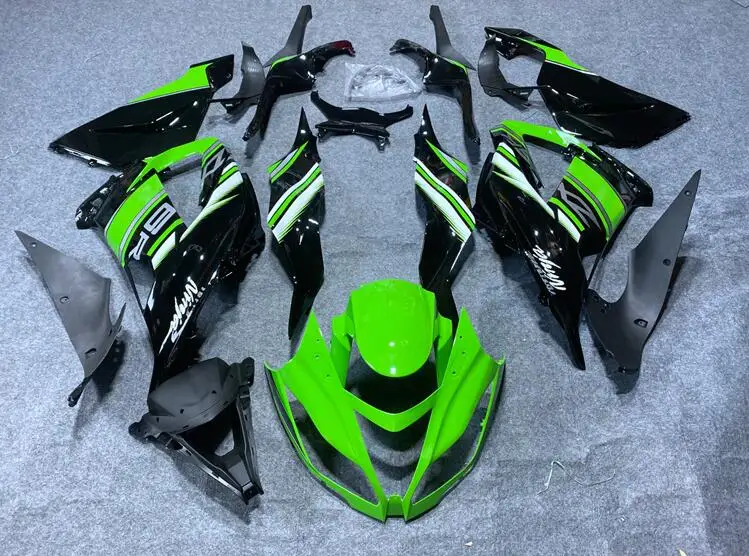 

4 подарка, новый комплект обтекателей из АБС-пластика, подходит для Kawasaki ZX6R 2013 2014 2015 2016 2017 13 14 15 16 17 ZX-6R Ninja 2018 636, зеленый на заказ