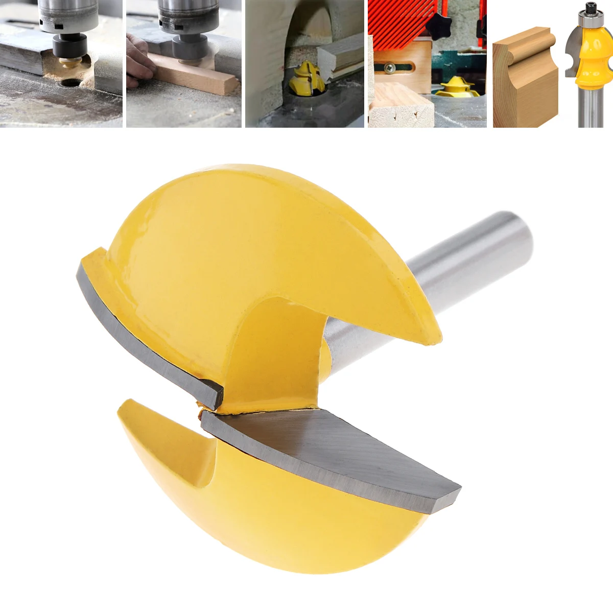 1/4 дюйма с круглым дном Фрезерный резак 1 3/4 лезвие для ДСП/многослойной