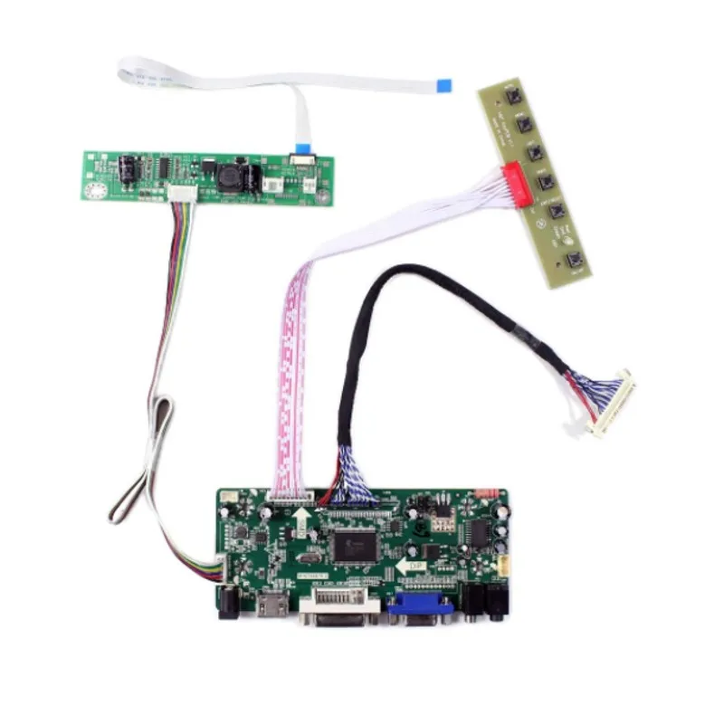 Плата контроллера ЖК-дисплей HDMI DVI VGA Аудио ПК Модуль Драйвер DIY комплект Pin панель