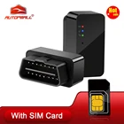 GPS-трекер MV22 OBD с SIM-картой, устройство для отслеживания GPS в реальном времени, GSM, подключи и работай, бесплатное веб-приложение OBD2