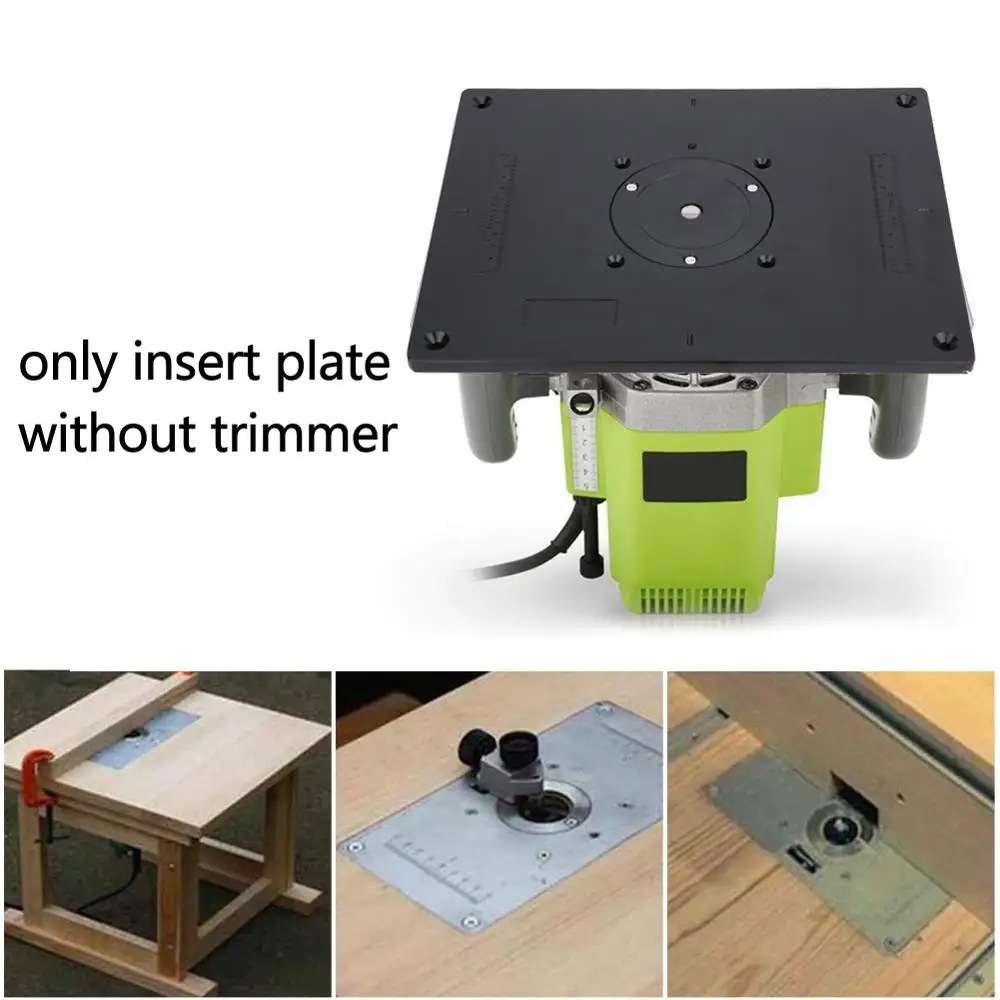 Многофункциональный алюминиевый фрезерный станок вставляемый в стол триммер