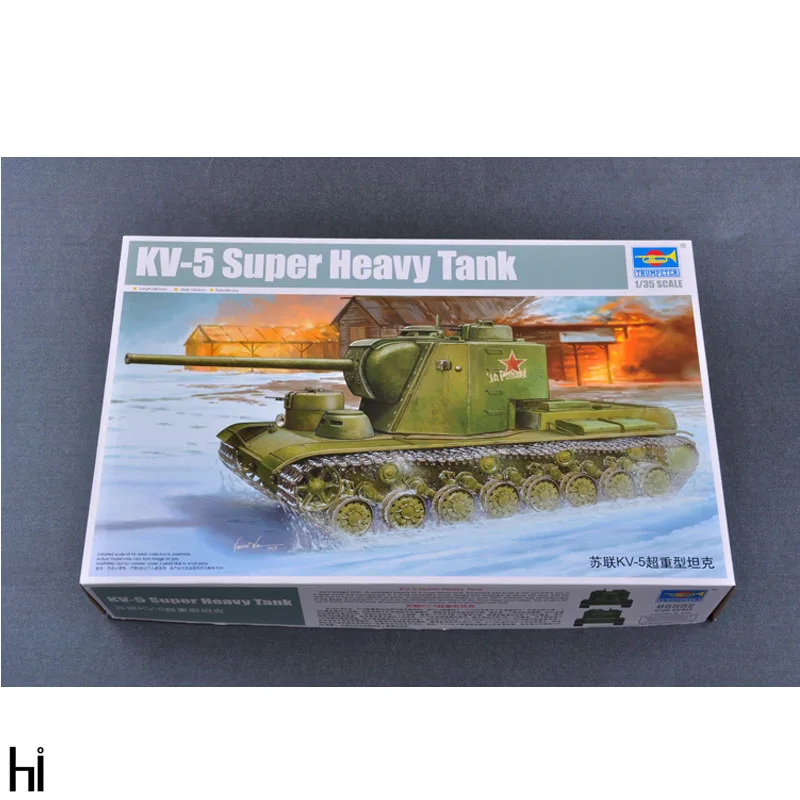 Trumpeter 05552 1/35 русский KV-5 супер тяжелый танк военная сборка Модель Строительный