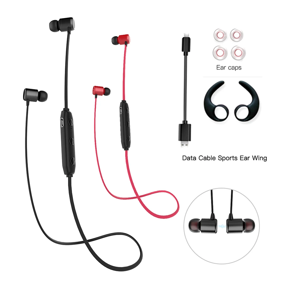 Магнитные беспроводные наушники Bluetooth 5 0 спортивные стереонаушники музыкальная