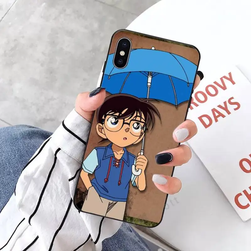 

Anime detective conan Phone Case coque funda shell for iPhone 11 12 pro XS MAX 8 7 6 6S Plus X 2020 XR Mini