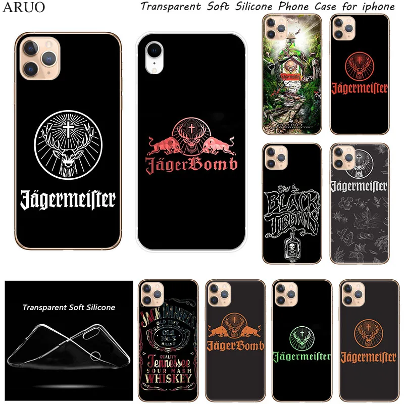 Jagermeister Чехлы для телефона с изображением логотипа клуба чехол iPhone 12 11 Pro XS Max XR X 7 8