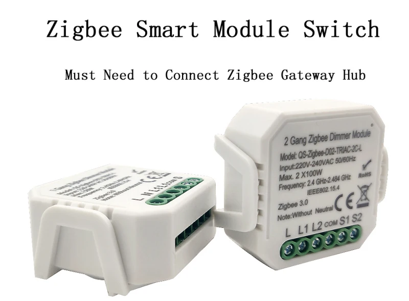 

Tuya Smart Wifi Dimmer Switch No Neutral Relay Smart Home Automation Module Remote Control Compatible Alexa Google Home