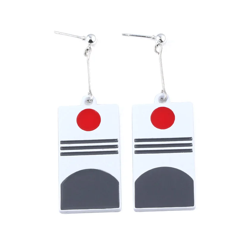 

Ghost Destruction Blade Acrylic Earrings Anime Second Element Peripheral Earrings Stovedoor Tanjiro Same Earring Jewelry