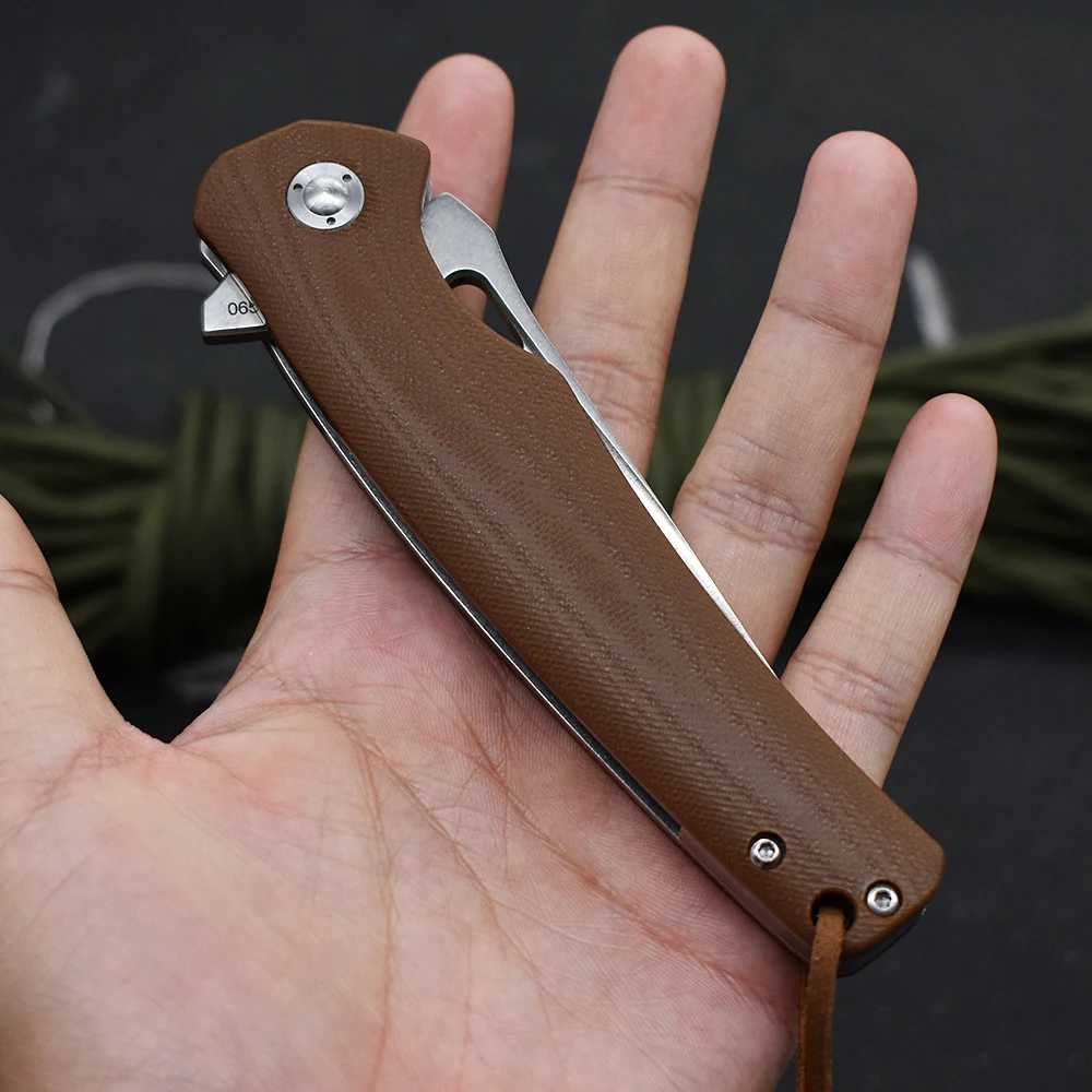 M390 Steel G10 Handle Ball Bearing Pocket Folding Knife Camping Hunting Outdoor Survival EDC Jungle Lifesaving Tool Cutter | Инструменты