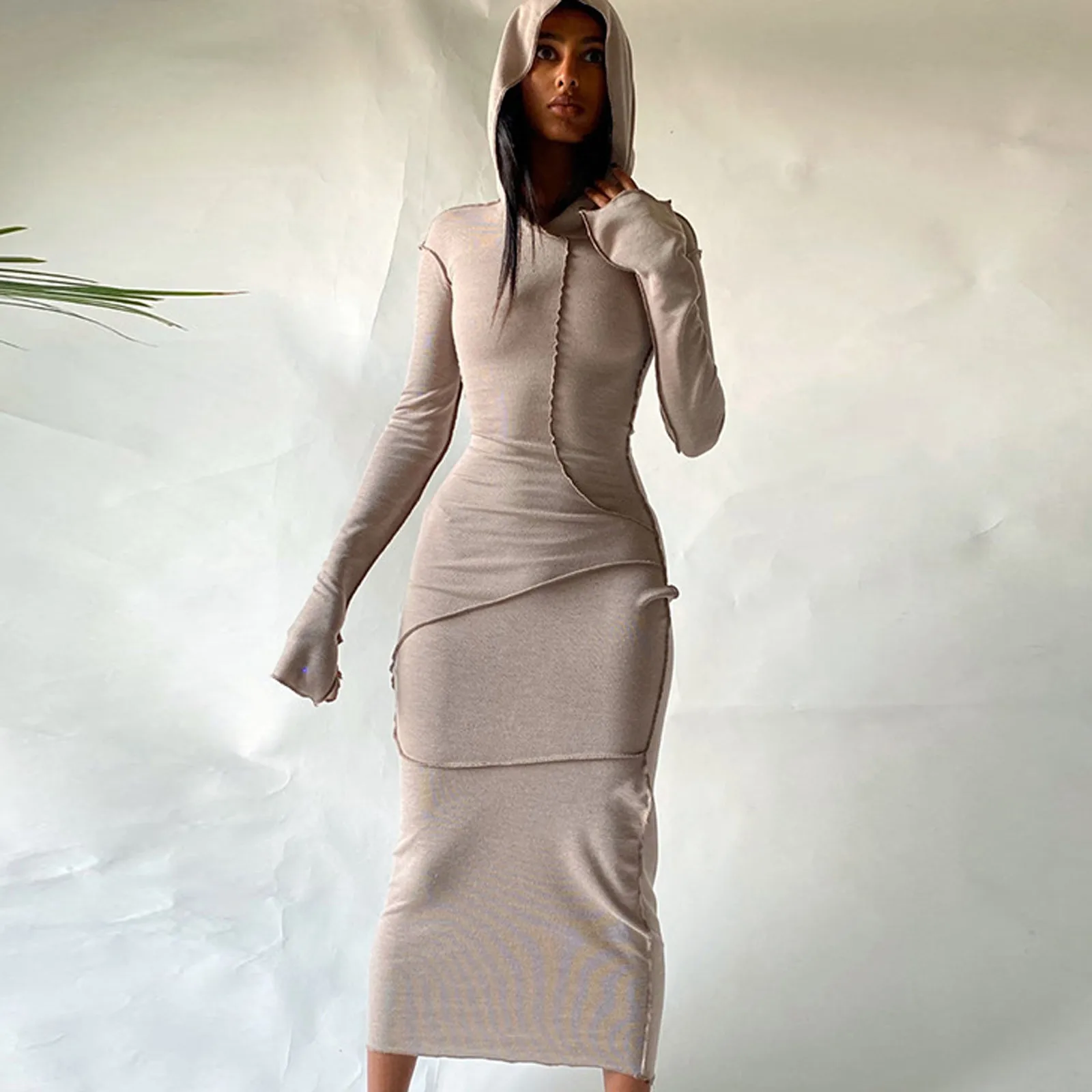 Новое поступление 2021 Женский Повседневный пуловер Лоскутная Толстовка с длинным