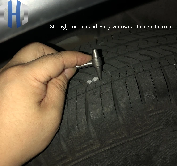 EDC брелок из титанового сплава молоток подвеска с тритиевыми трубками вспышка