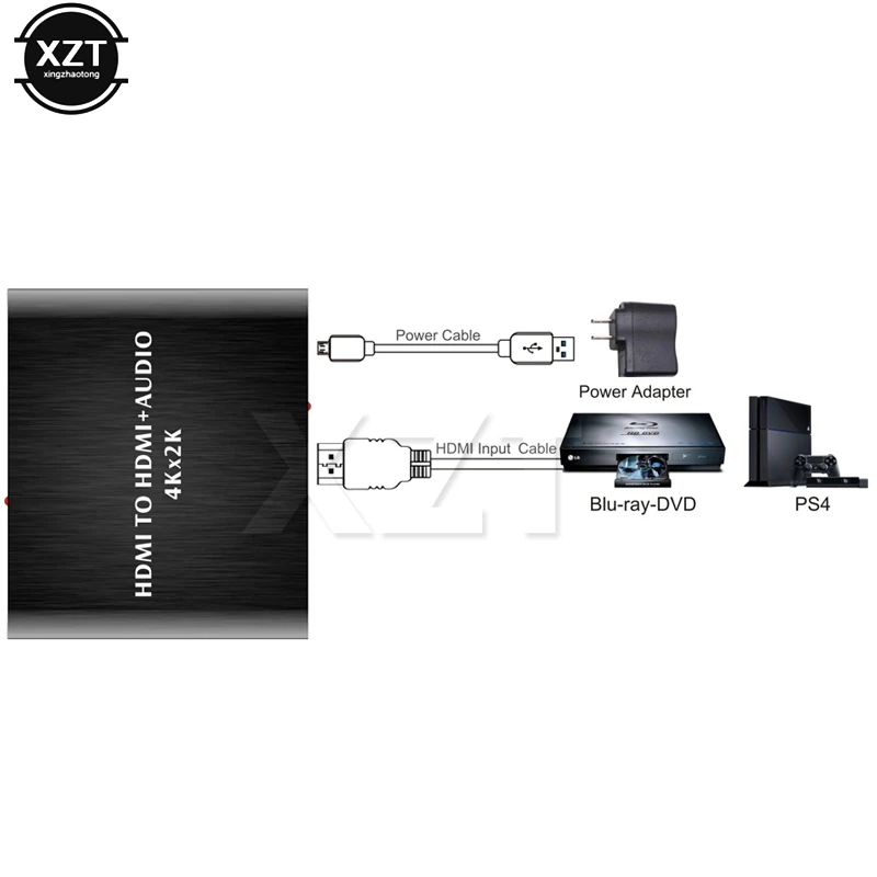 Hdmi аудио экстрактор HDMI в и оптический TOSLINK SPDIF + 3 5 мм стерео конвертер сплиттер