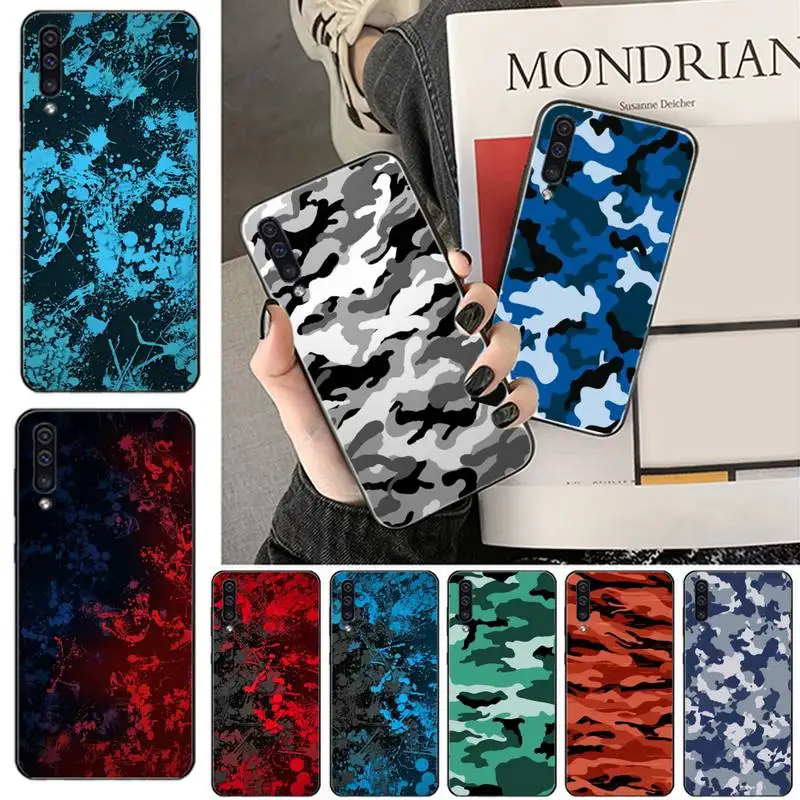 

Camouflage pattern Phone Case For Samsung galaxy S 7 8 9 10 20 edge A 6 10 20 30 50 51 70 note 10 plus