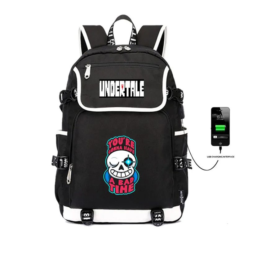Дизайнерский рюкзак Undertale Sans с черепом 15 6-дюймовый для ноутбука женщин и мужчин