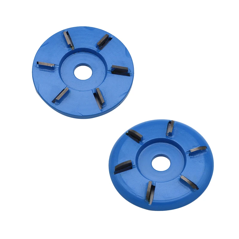 

90mm Power Wood Carving Disc For 22mm Angle Grinder Milling Cutter Tea Tray Blade Six-tooth Woodworking Turbo Disc Grinder