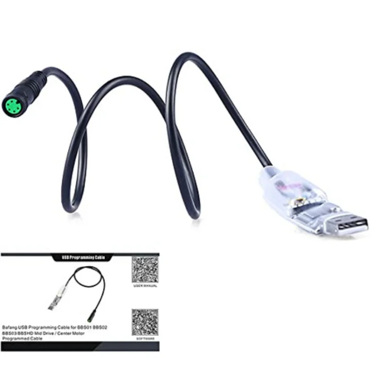 Mid Drive Motor Kits BAFANG USB Programming Cable for Bafang BBS01 BBS02 BBSHD 8fun Ebike | Спорт и развлечения