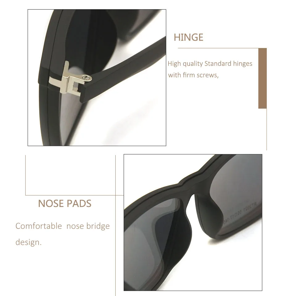 Высокое качество Ultem оправа для очков Мужская защелкивающаяся Магнитная