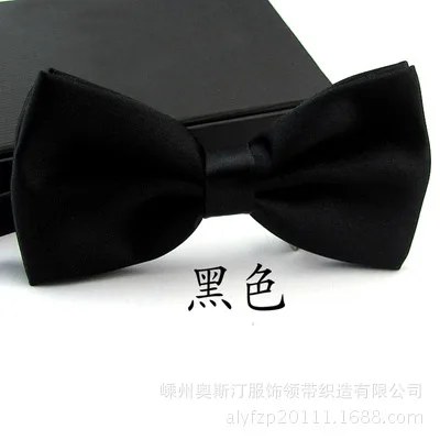 Классический Детский галстук-бабочка для мальчиков девочек модный 25 однотонный