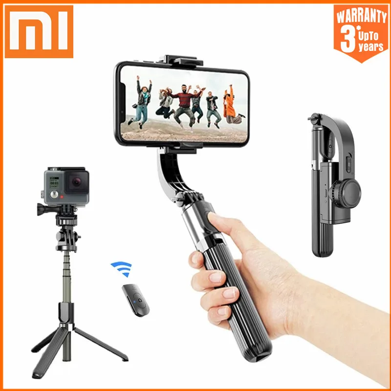 

Стабилизатор Xiaomi Gimbal для телефона, автоматический баланс, селфи-палка, штатив с дистанционным управлением по Bluetooth для смартфона, камеры Gopro