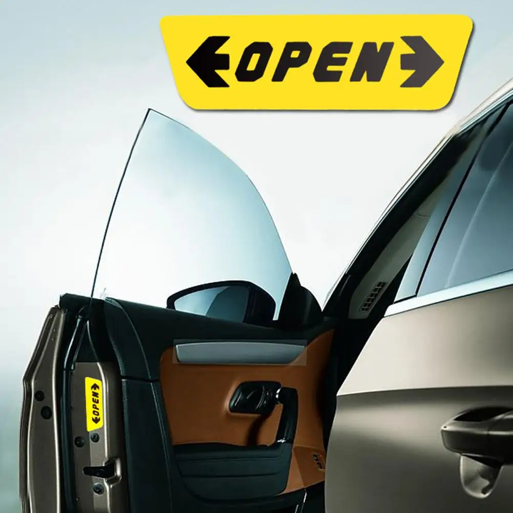 Двери автомобиля Открытая наклейка светоотражающая лента Безопасность