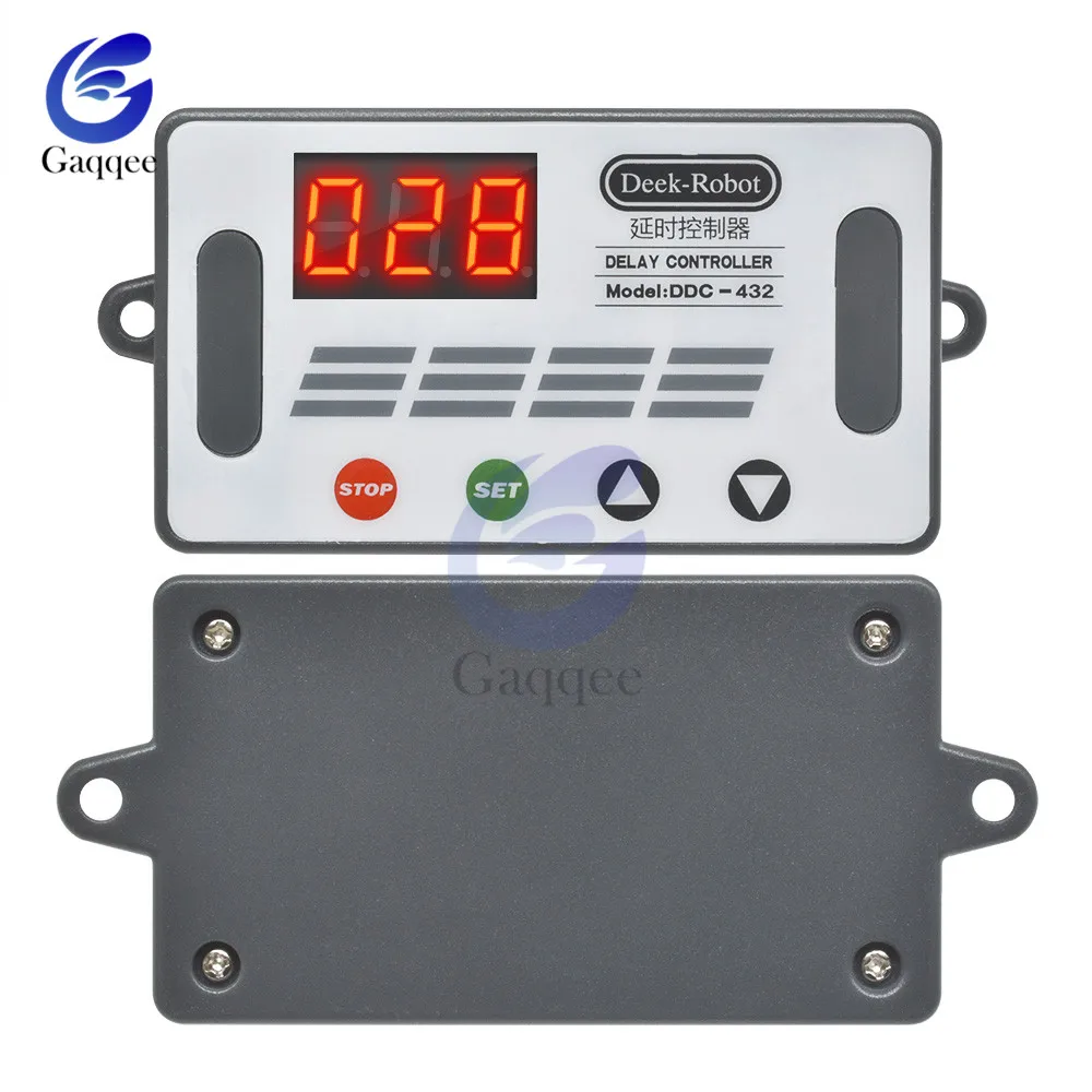 Реле времени со светодиодной подсветкой 12 24 В постоянного тока|Реле| |