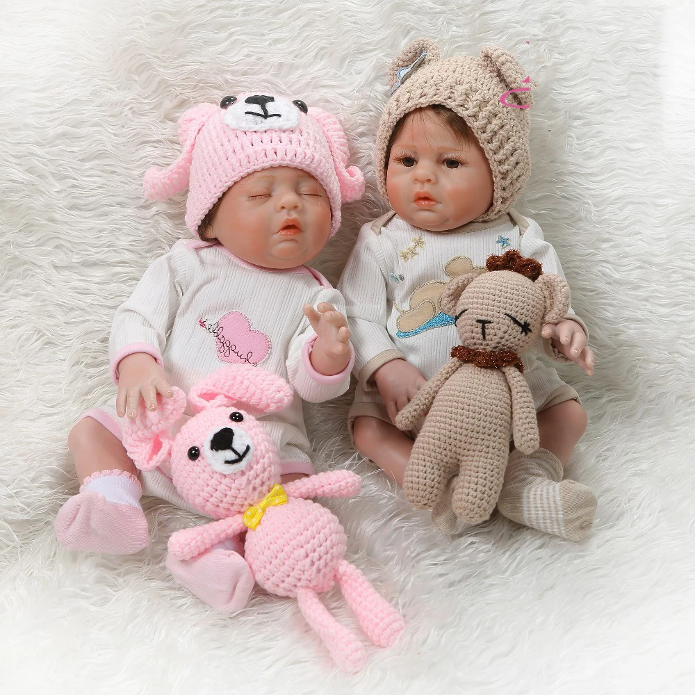 48 см Силиконовые Reborn Младенцы полное тело реалистичные детские куклы для