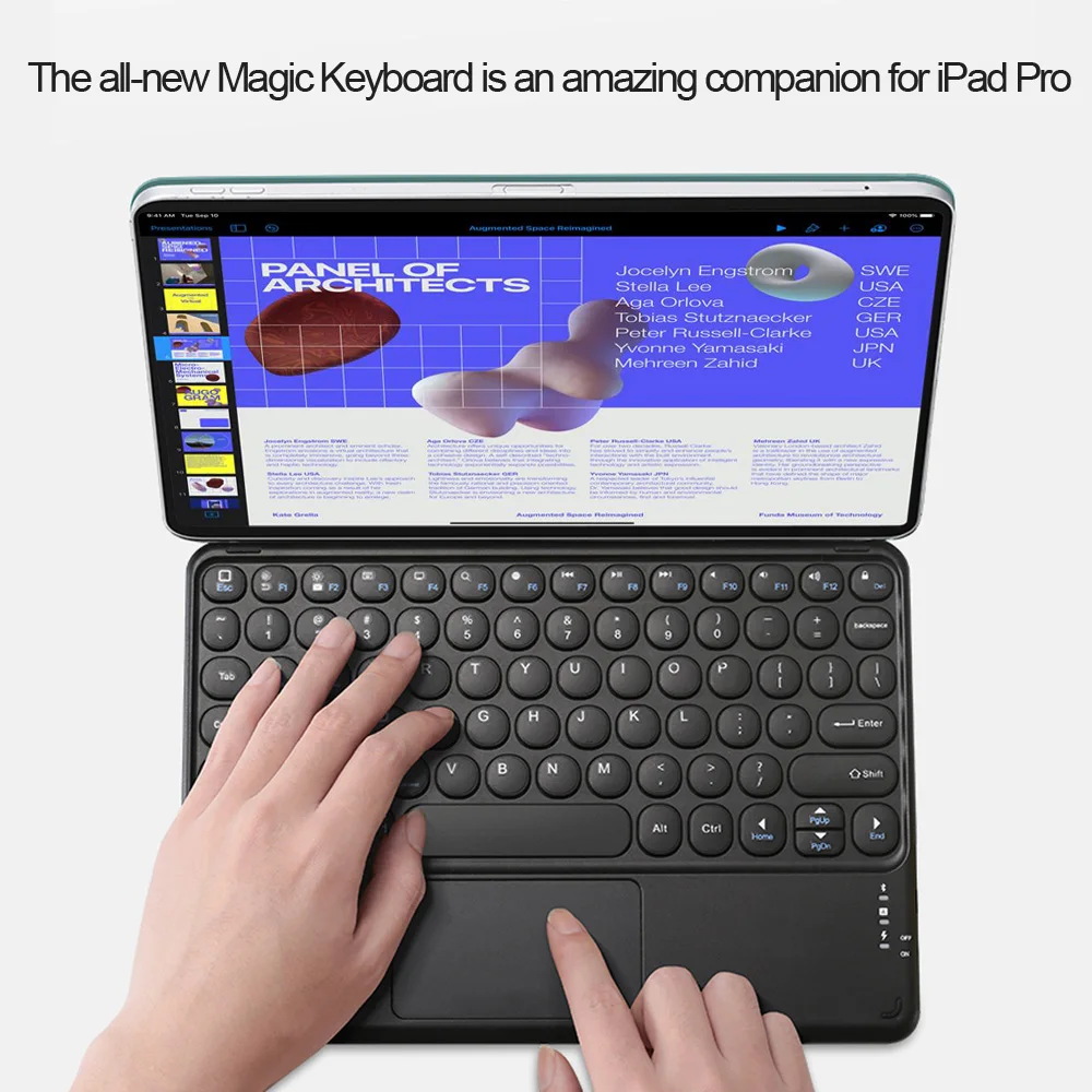 Волшебная клавиатура для IPad Pro 11 чехол 2020 12 9 Магнитный ультра тонкий Bluetooth тачпад