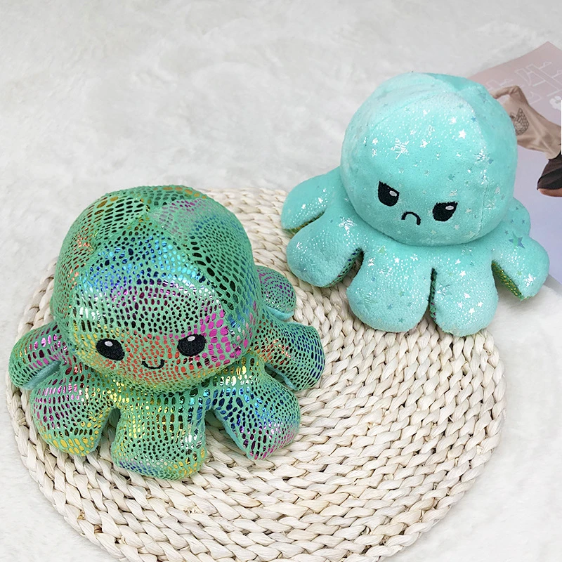 

Pleasure Pulpito Two-side Octopus Plush Child Party Octopus Xmas Funny Mascot Toys Autism Recommend Pulpo Octopus