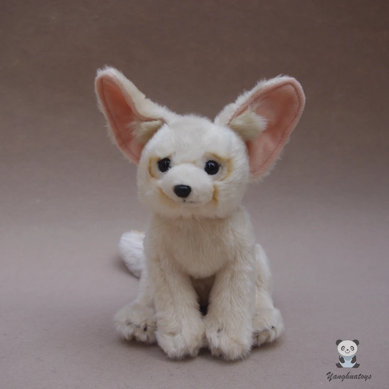 

Real life plush Desert fox doll children's toys soft holiday gifts soft ear foxes dolls Decoration