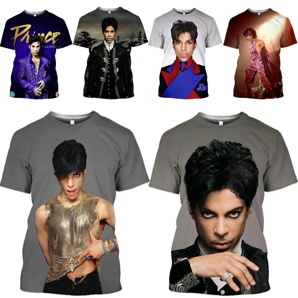 

Mamba Top Prince Rogers Nelson T Shirt Women Clothing 3D Print United States Famous Rock Singer New Pop Music Hip Hop Men Tshirt