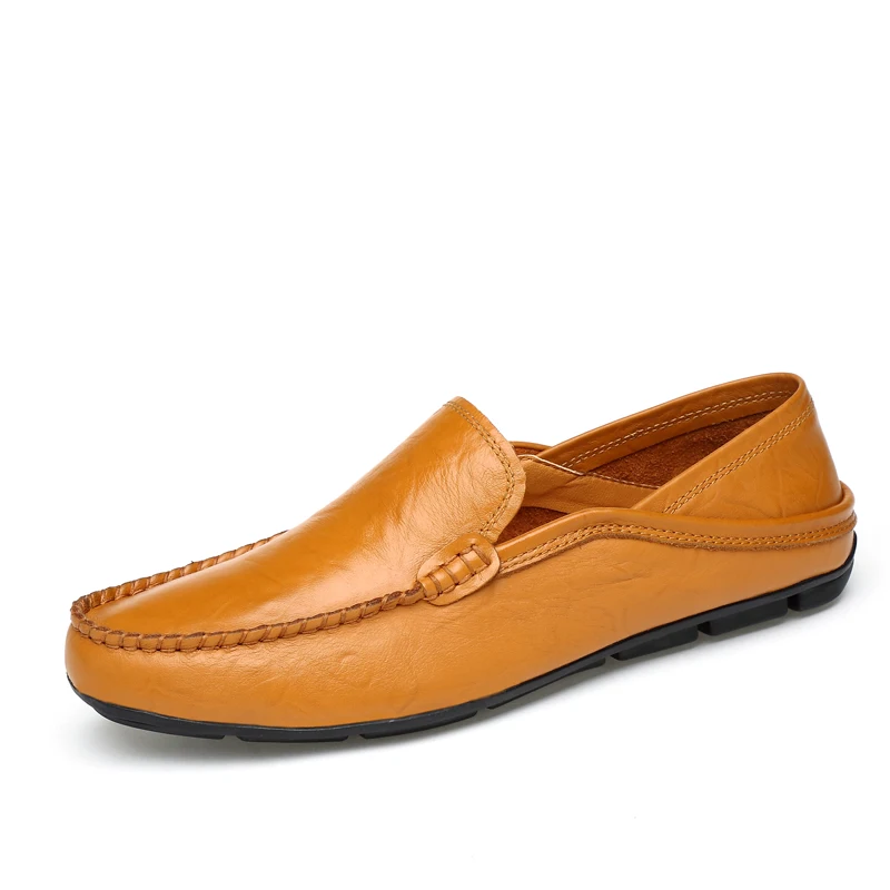 

Кожаная мужская повседневная обувь, Мокасины, мужская кожаная обувь, весенне-летняя повседневная обувь для вождения, размер 46 47 *