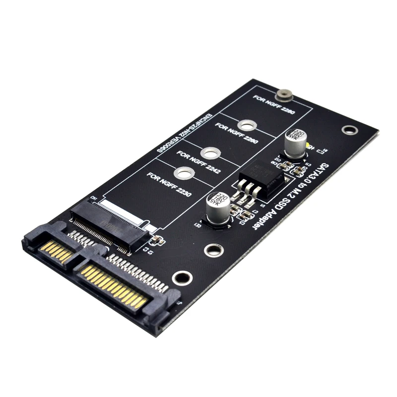 Плата расширения QINDIAN адаптер NGFF M.2 M2 SATA3 Raiser к SATA SSD плата B ключи для 30/42/60/80