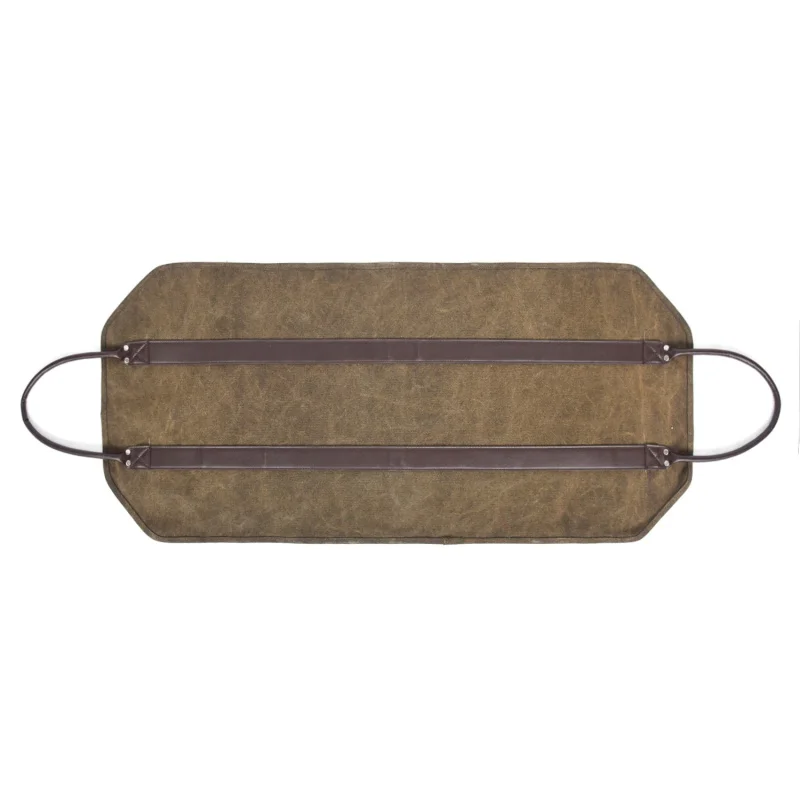

Durable Camping Carry Bag Canvas Log Tote Bag Carrier Indoor Fireplace Firewood Totes Holders Fire Wood Carriers Carrying 2021