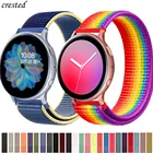 Ремешок 20 мм22 мм для Galaxy Watch 4classic46 мм42 ммactive 2Gear S3 frontier, нейлоновый браслет для Huawei watch GT 2 2e 3 pro, ремешок