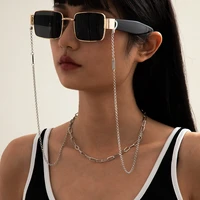 hanging neck glasses sunglasses chains cord holder neck strap for women metal eyeglasses chain 2021 new fashion jewelry