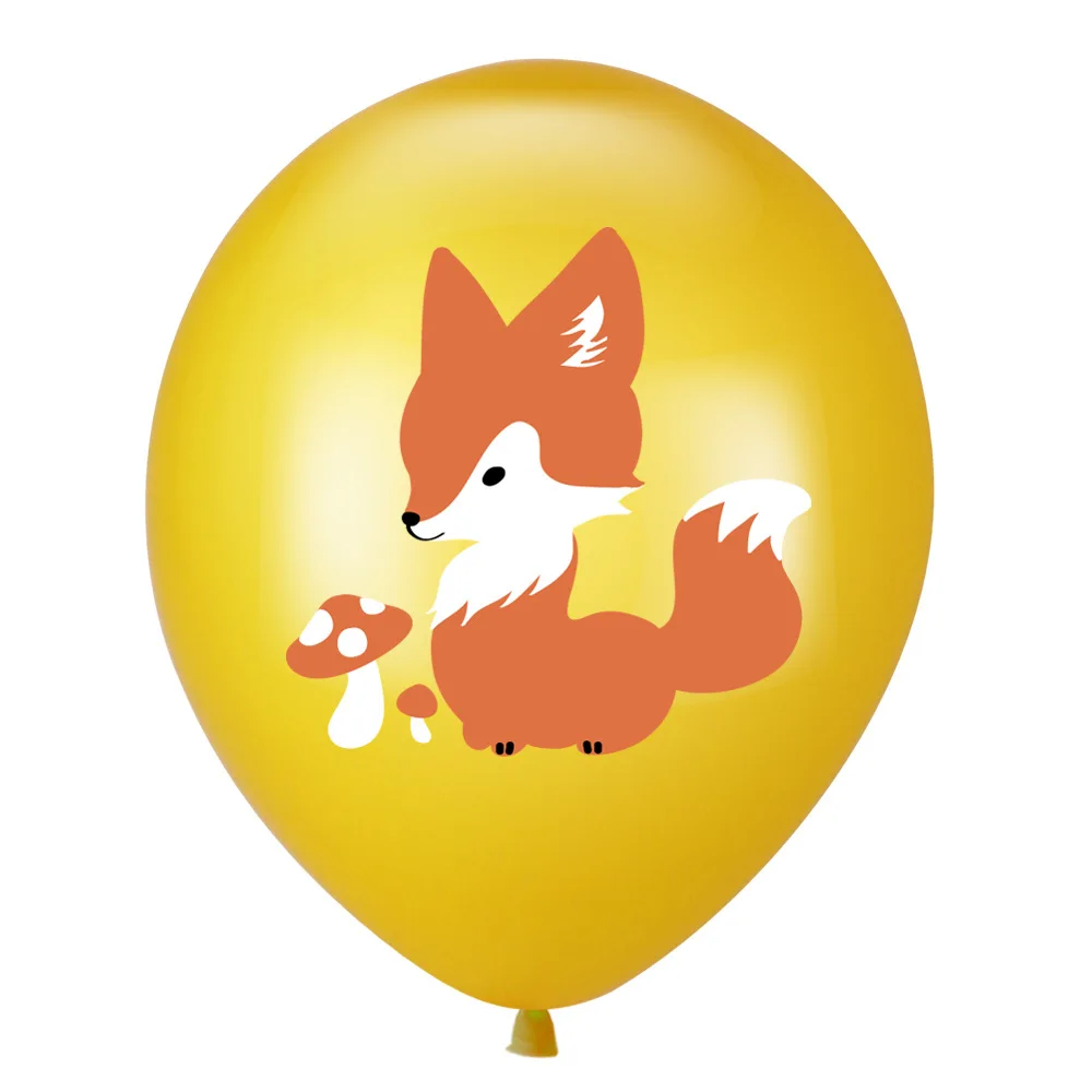 Рисунком лесных животных тема резиновые воздушные шары ванны младенца Юбилей