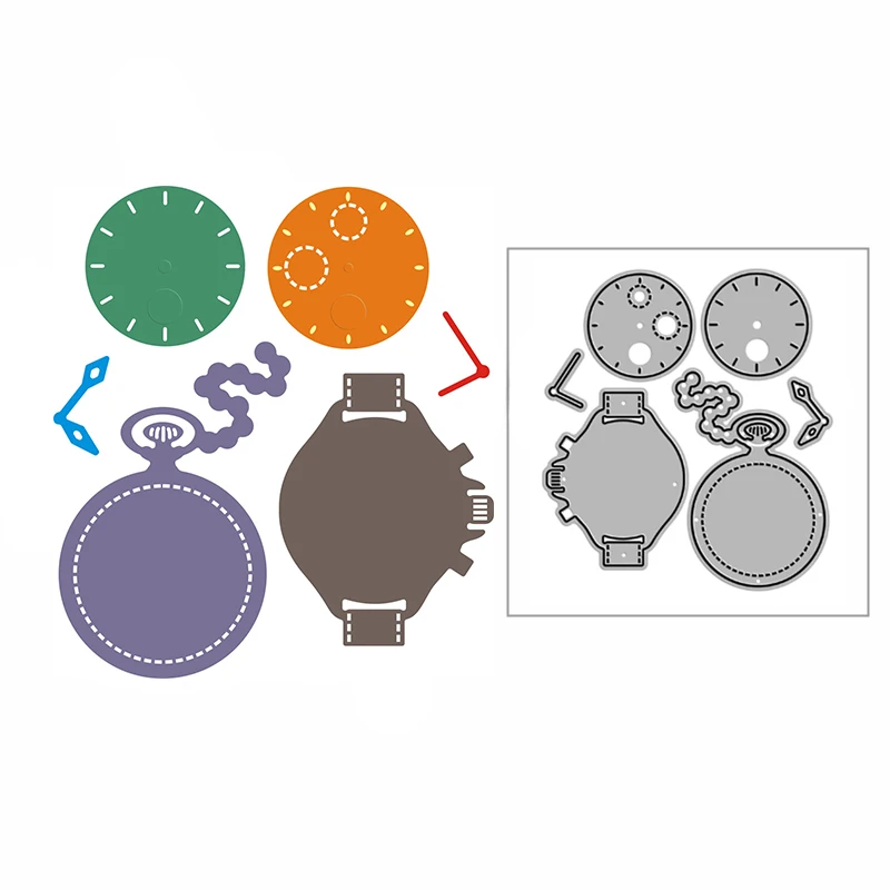 Новые парные часы подарок ремесло тиснение пресс-форма 2021 металлические