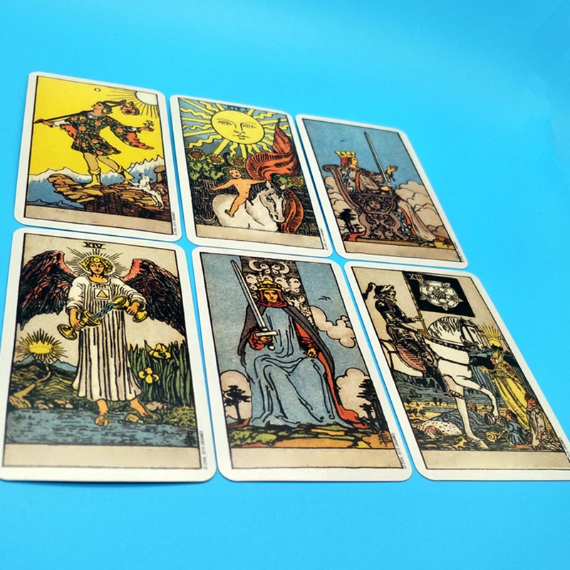 Новейший полный английский лучистый Райдер Wait Tarot карты фабричного производства высокого качества Smith Tarot палубные настольные игровые карты