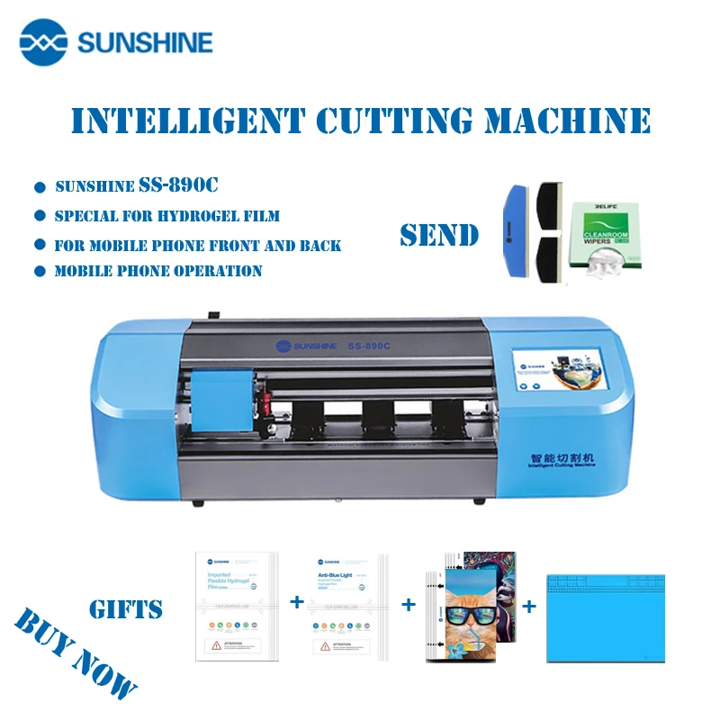 SS-890C Sunshine Авто Гибкая Гидрогелевая пленка для резки мобильный телефон планшет