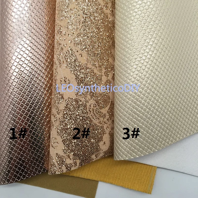 Мини-рулон 30x134 см кружевная блестящая ткань, Русалка искусственная ткань, рулон синтетической кожи для изготовления луков LEOsyntheticoDIY SK163