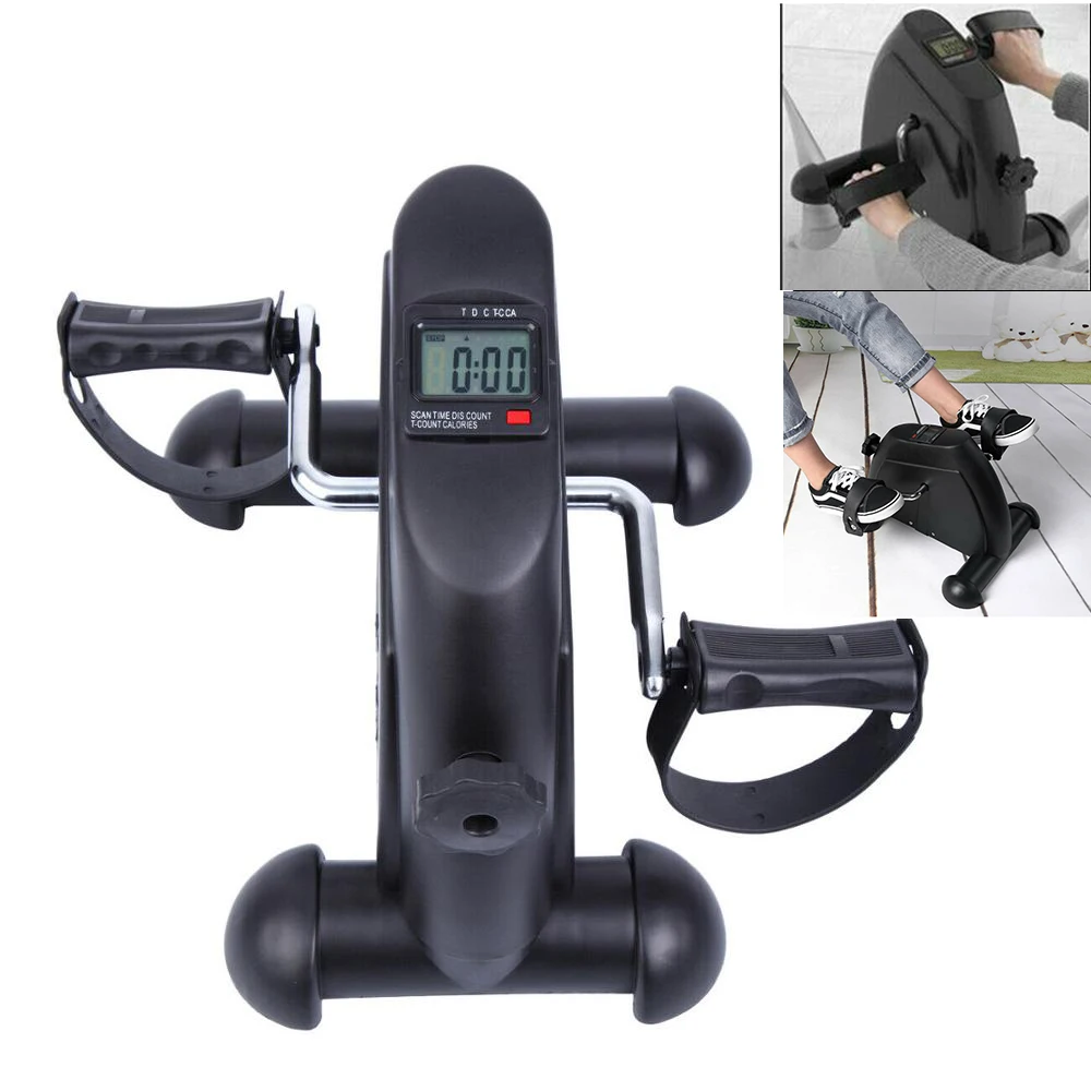 

Yonntech Mini Exercise Bike Stepper Trainer Gym LCD Display Exercise Cycling Pedal Training Fitness Machine for Home Office Gym