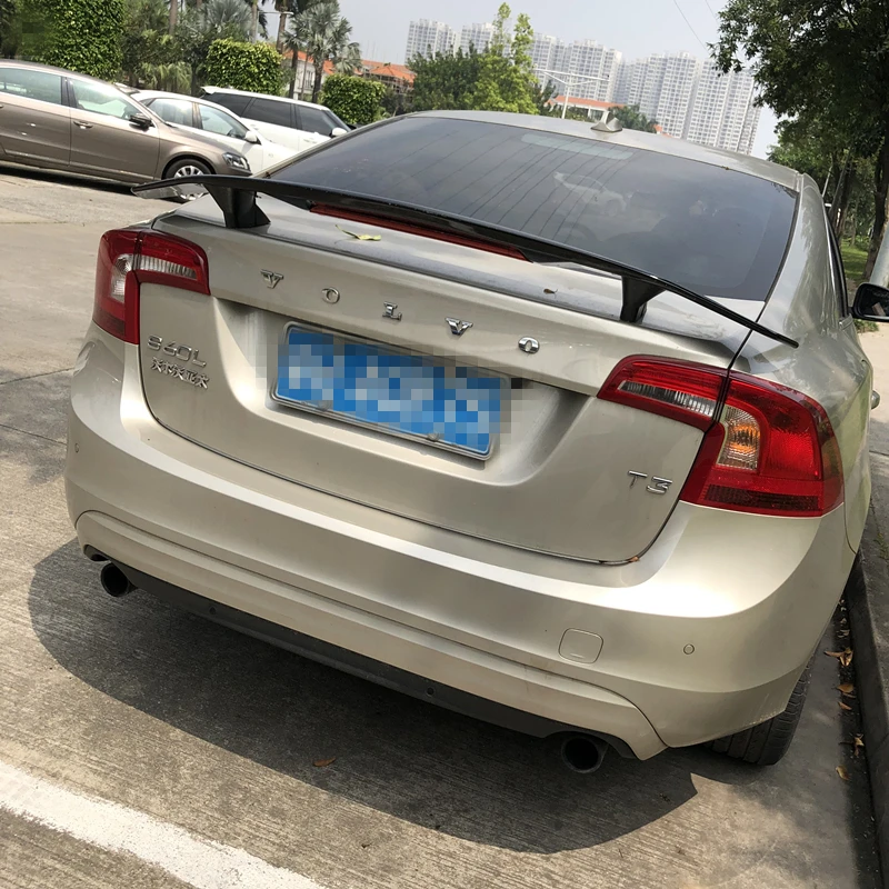 Спойлер для Volvo S60 S60L спортивный спойлер из АБС пластика заднее крыло автомобиля