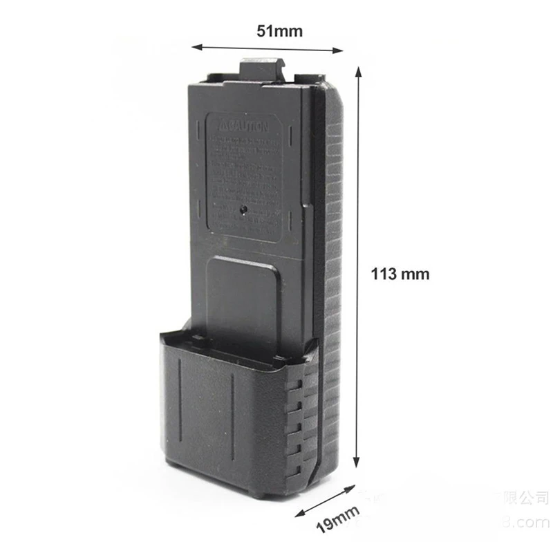 Чехол для батареи портативной рации BaoFeng UV5R BF UV 5R Расширенный корпус 6 * AA черный