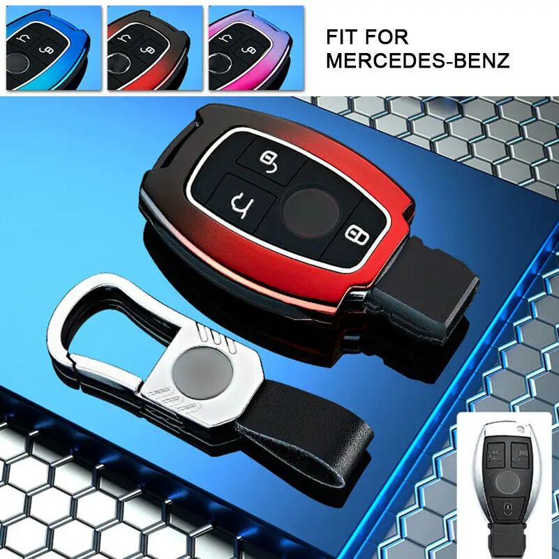 

Zinc Alloy Key Case Cover Key Case Protective Shell Holder for Mercedes Benz A B R G Class GLK GLA W204 W251 W463 W176