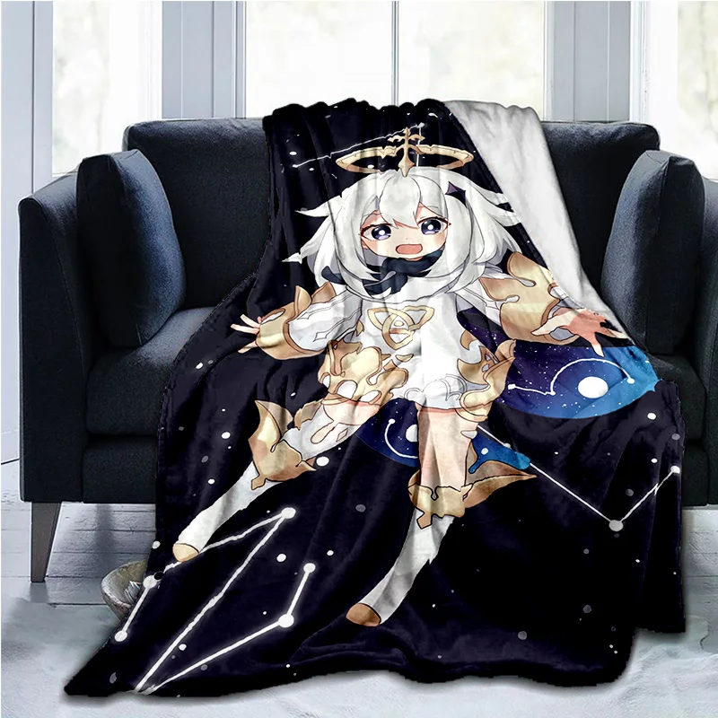 Одеяло для игровой комнаты Genshin |