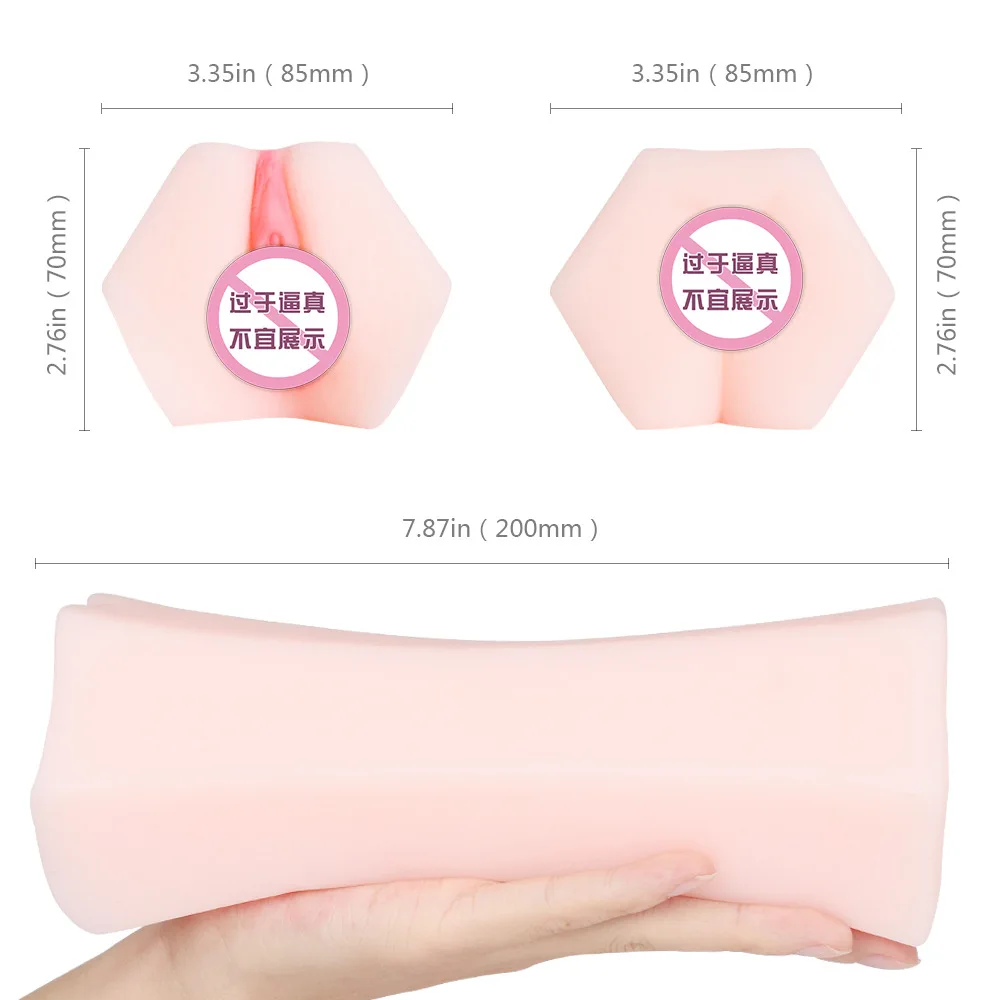 Реалистичная Вагина Анальный Мужской мастурбатор силиконовый мягкий плотный